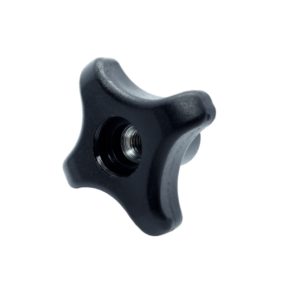 Pokrętło przelotowe czteroramienne 60mm otwór M12