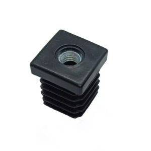 Zaślepka z gwintem M6 do profili, 20x20mm żebrowana