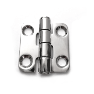 Zawias płaski 38x38mm stal 4 otwory INOX