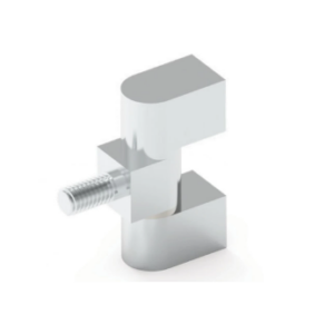 Zawias boczny 15×40,5x20mm 1 śrub 2 otwory stal