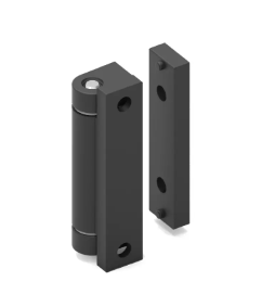 Zawias boczny 19x60x25,5mm 4 otwory lakier+adapter