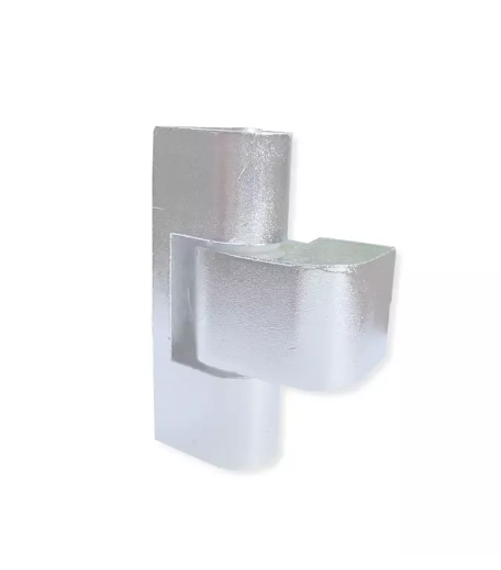 Zawias boczny 14x50x19mm 3 otwory chrom