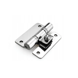 Zawias płaski 50x44mm stal nierdzewna otwory z regulacją INOX