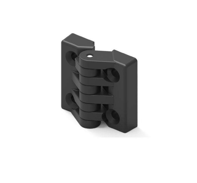 Zawias płaski 64x64mm poliamid 4 otwory