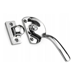 Zamek obrotowy 111 mm, klamka, blokada zatrzask do drzwi – prawy INOX