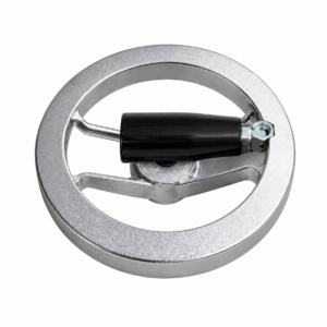 Koło ręczne aluminium 160mm ze składaną rękojeścią